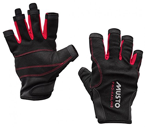 Musto Essential Sailing Short Finger Gloves BLACK AS0813 Sizes – Small - 3